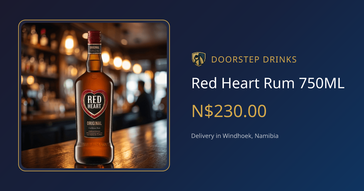 Red Heart Rum 750ML | Rum | Doorstep Drinks